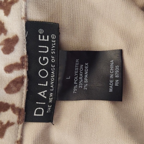 DIALOGUE Leopard Print Buttoned Down Blazer Jacket - Picture 11 of 12